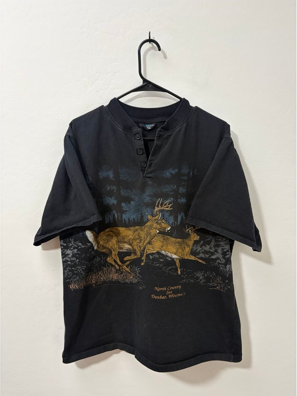 Vintage 1991 art unlimited AOP north country in Button shirt - Mens XL